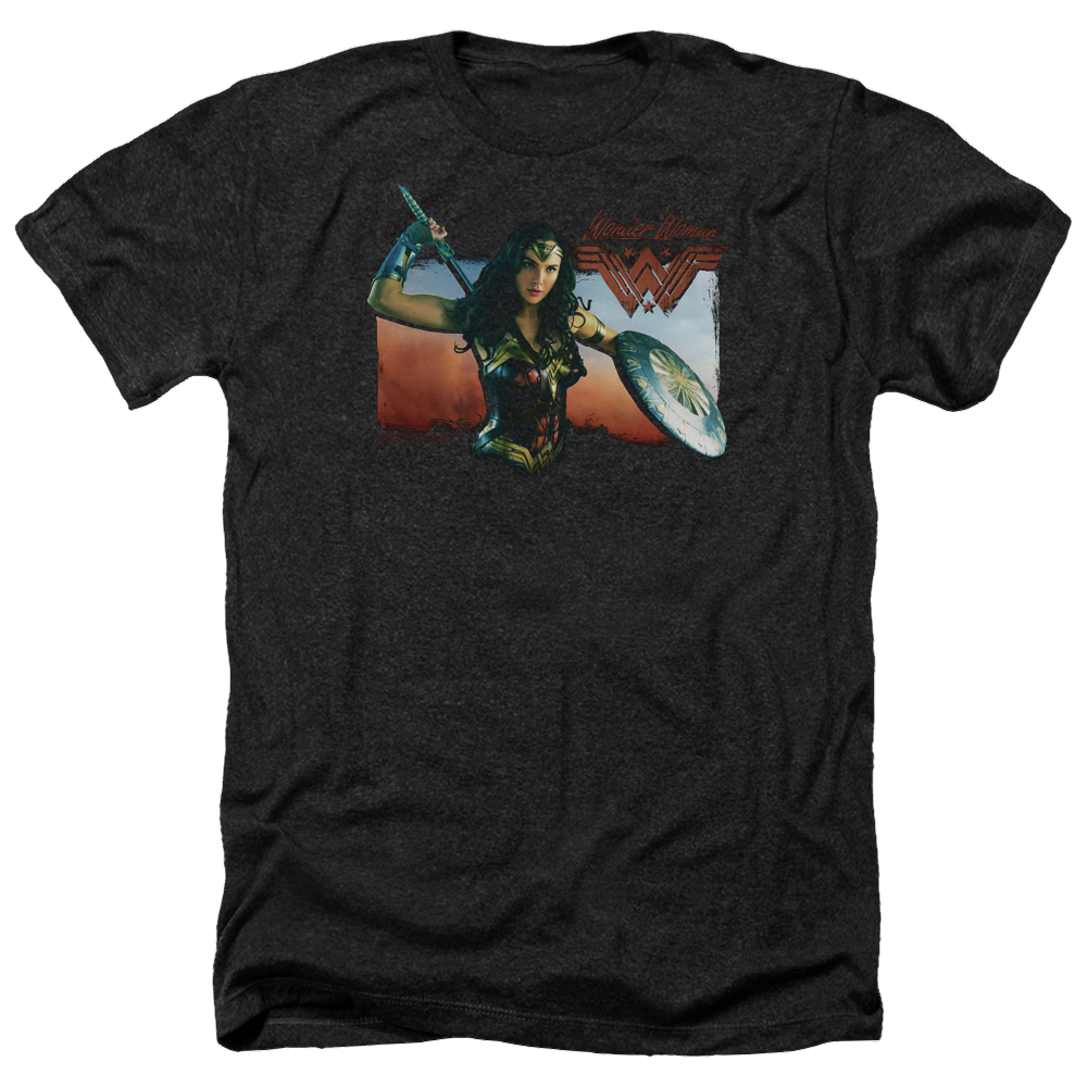 Wonder Woman Warrior Woman Men's Heather T-Shirt Men's Heather T-Shirt Wonder Woman