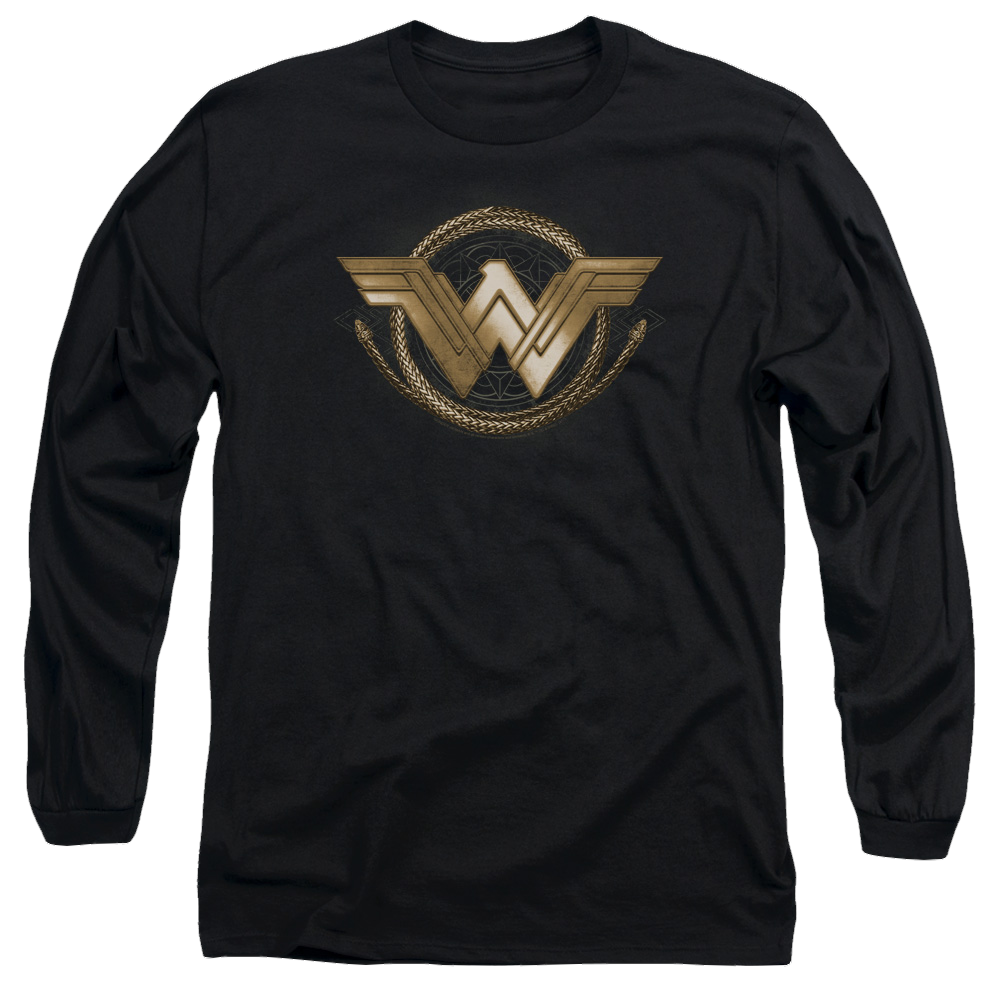 Wonder Woman Lasso Logo Men's Long Sleeve T-Shirt Men's Long Sleeve T-Shirt Wonder Woman