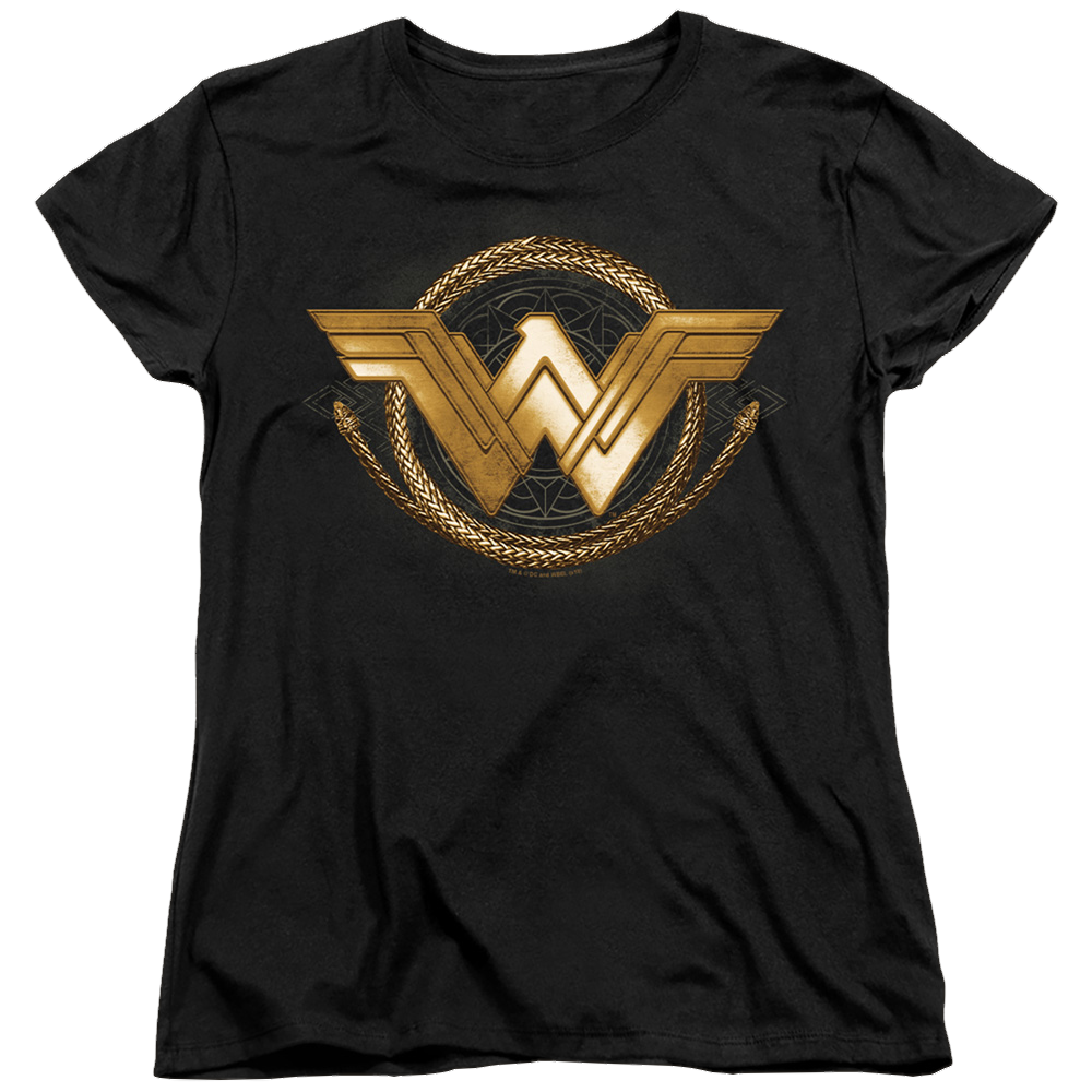 Wonder Woman Lasso Logo Women's T-Shirt Women's T-Shirt Wonder Woman