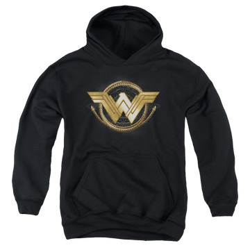 Wonder Woman Movie Lasso Logo - Youth Hoodie Youth Hoodie (Ages 8-12) Wonder Woman