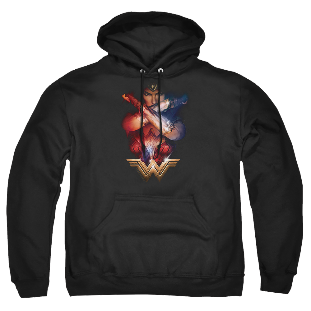 Wonder Woman Arms Crossed Pullover Hoodie Pullover Hoodie Wonder Woman