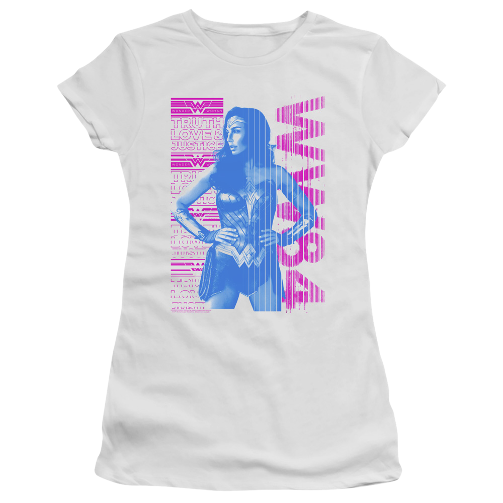 Wonder Woman 1984 Truth Love And Justice - Juniors T-Shirt Juniors T-Shirt Wonder Woman