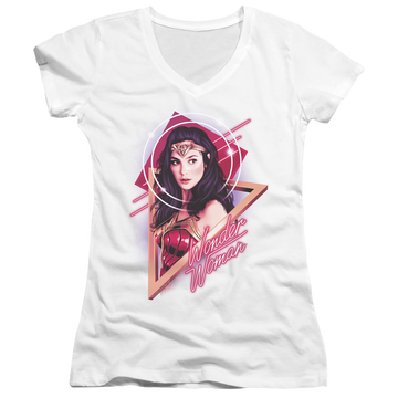 Wonder Woman 1984 Soft Glow - Juniors V-Neck T-Shirt Juniors V-Neck T-Shirt Wonder Woman