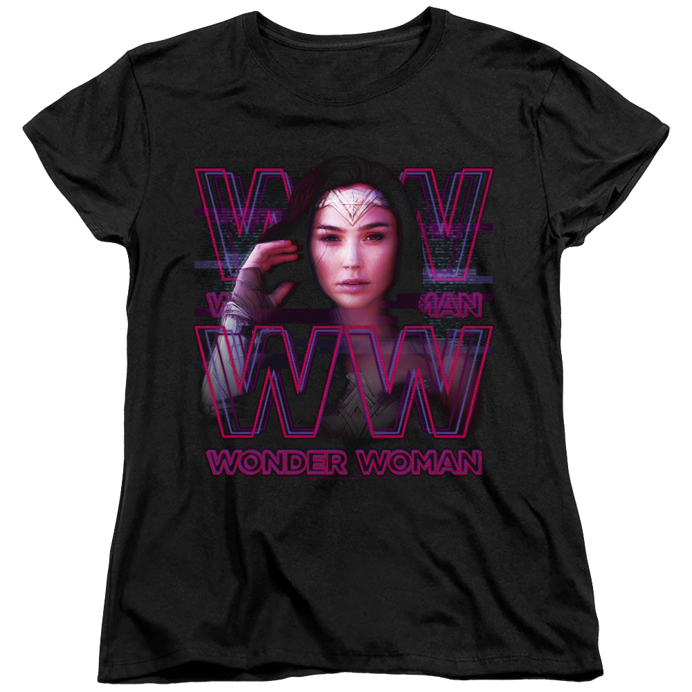 Wonder Woman 1984 Vaporwave Wonder Woman - Women's T-Shirt Women's T-Shirt Wonder Woman