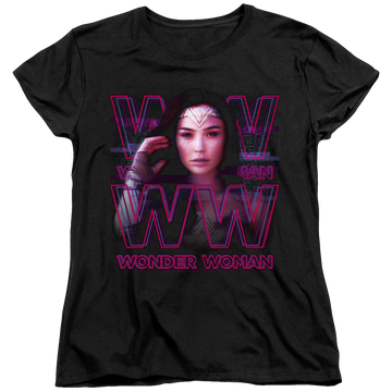 Wonder Woman 1984 Vaporwave Wonder Woman - Women's T-Shirt Women's T-Shirt Wonder Woman