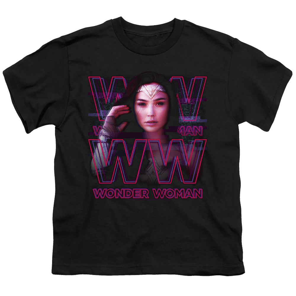 Wonder Woman 1984 Vaporwave Wonder Woman - Youth T-Shirt Youth T-Shirt (Ages 8-12) Wonder Woman