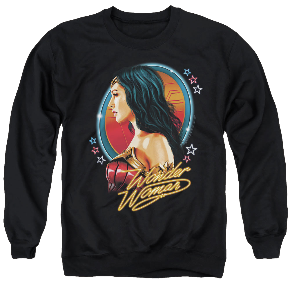 Wonder Woman 1984 Warrior 84 - Men's Crewneck Sweatshirt Men's Crewneck Sweatshirt Wonder Woman