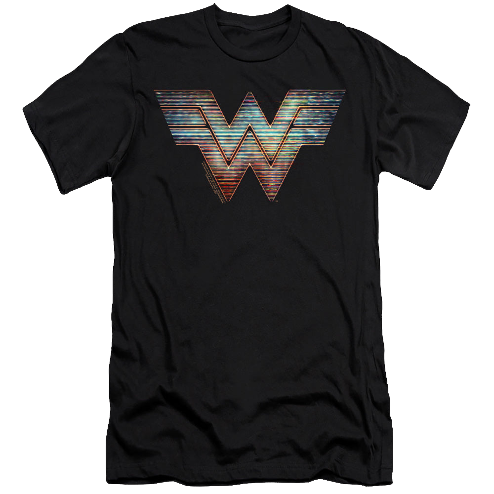 Wonder Woman 1984 Static Logo - Men's Premium Slim Fit T-Shirt Men's Premium Slim Fit T-Shirt Wonder Woman