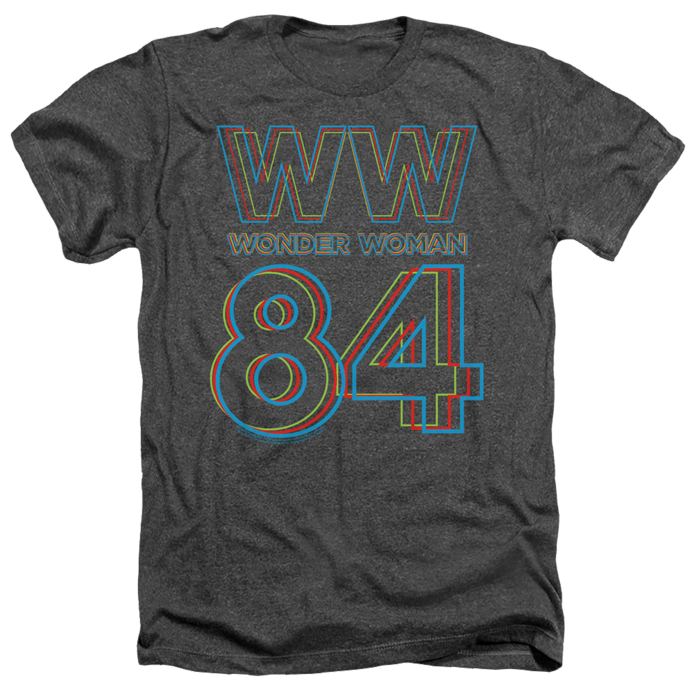 Wonder Woman 1984 3D Hype Logo - Men's Heather T-Shirt Men's Heather T-Shirt Wonder Woman