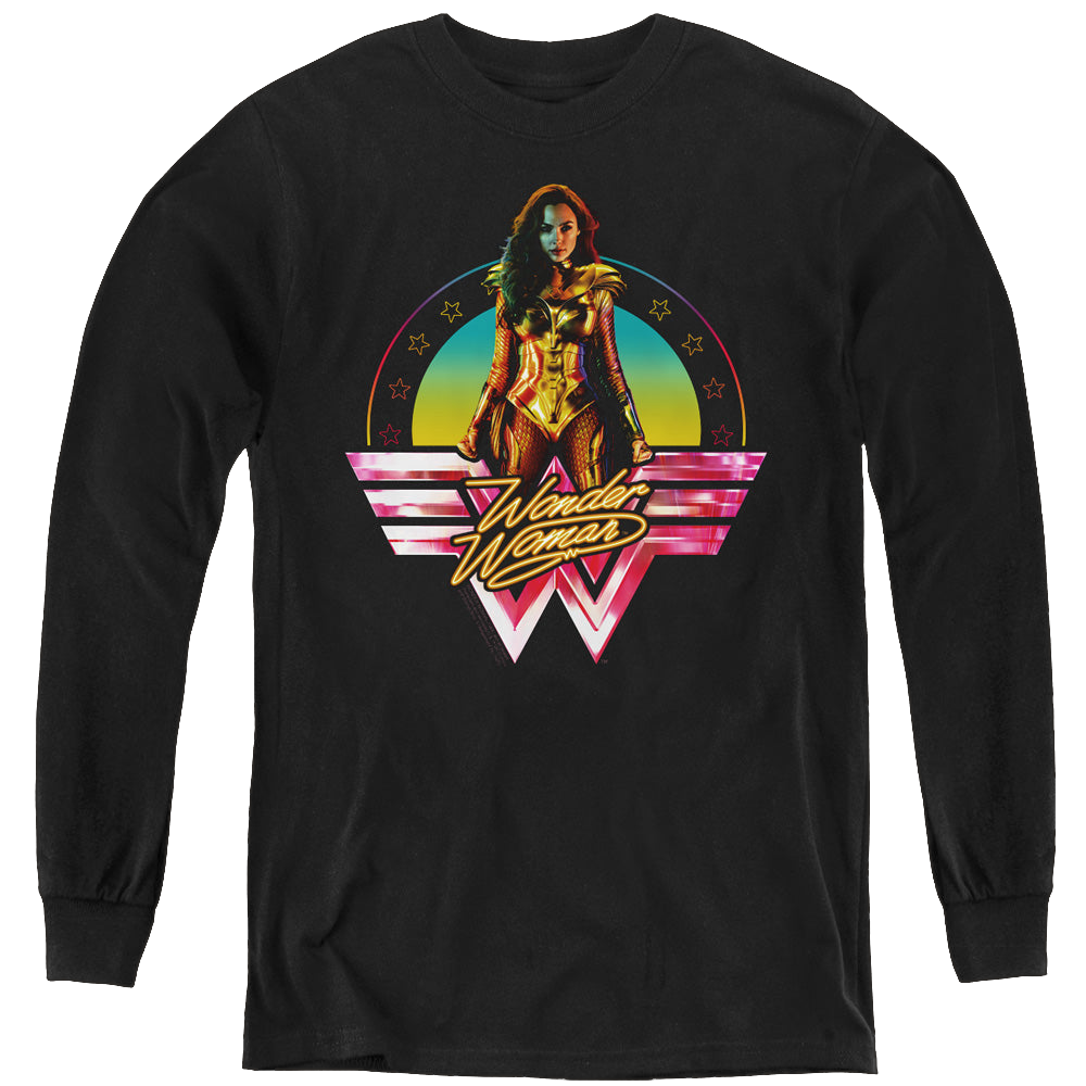 Wonder Woman 1984 Color Pop - Youth Long Sleeve T-Shirt Youth Long Sleeve T-Shirt Wonder Woman
