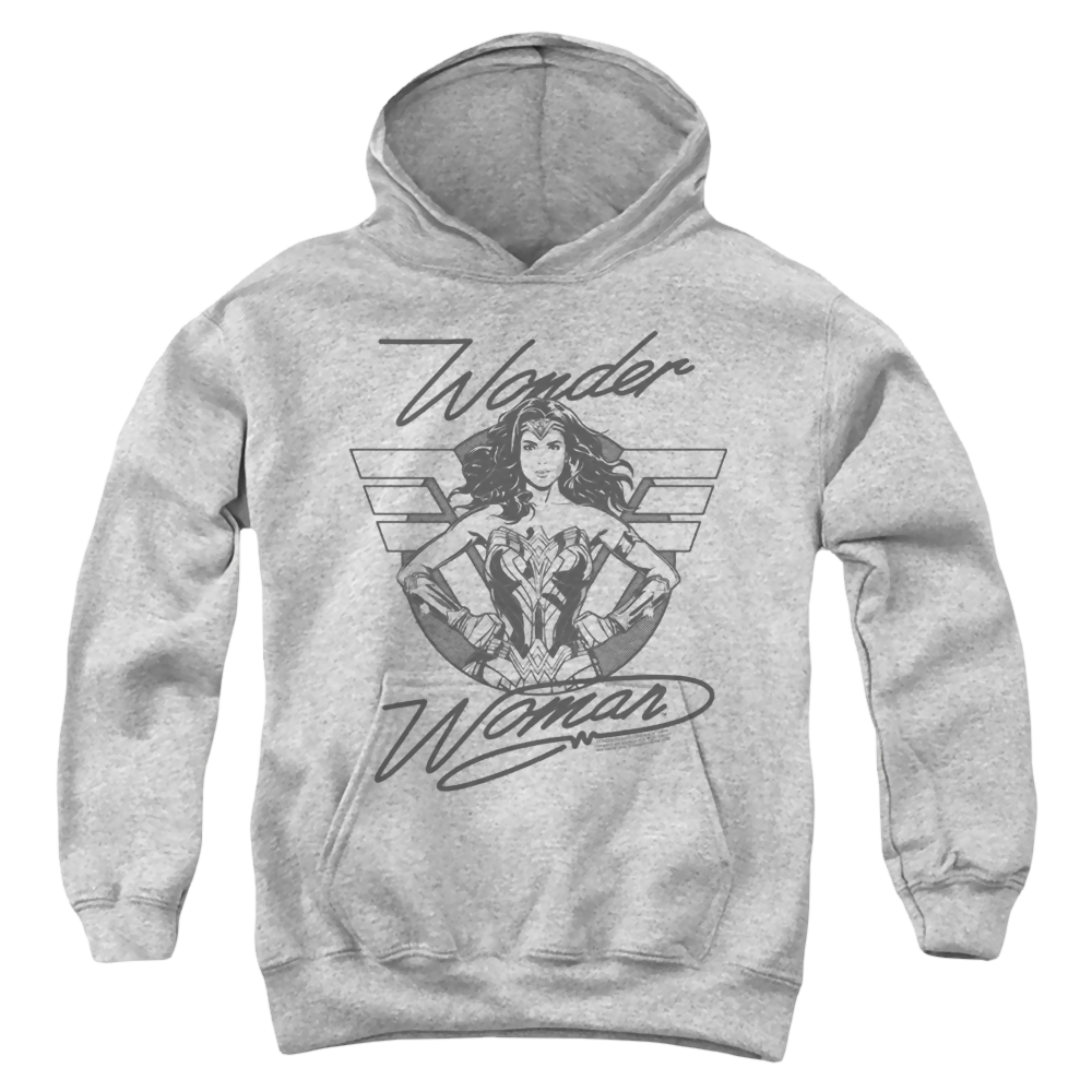 Wonder Woman 1984 Determined Wonder - Youth Hoodie Youth Hoodie (Ages 8-12) Wonder Woman