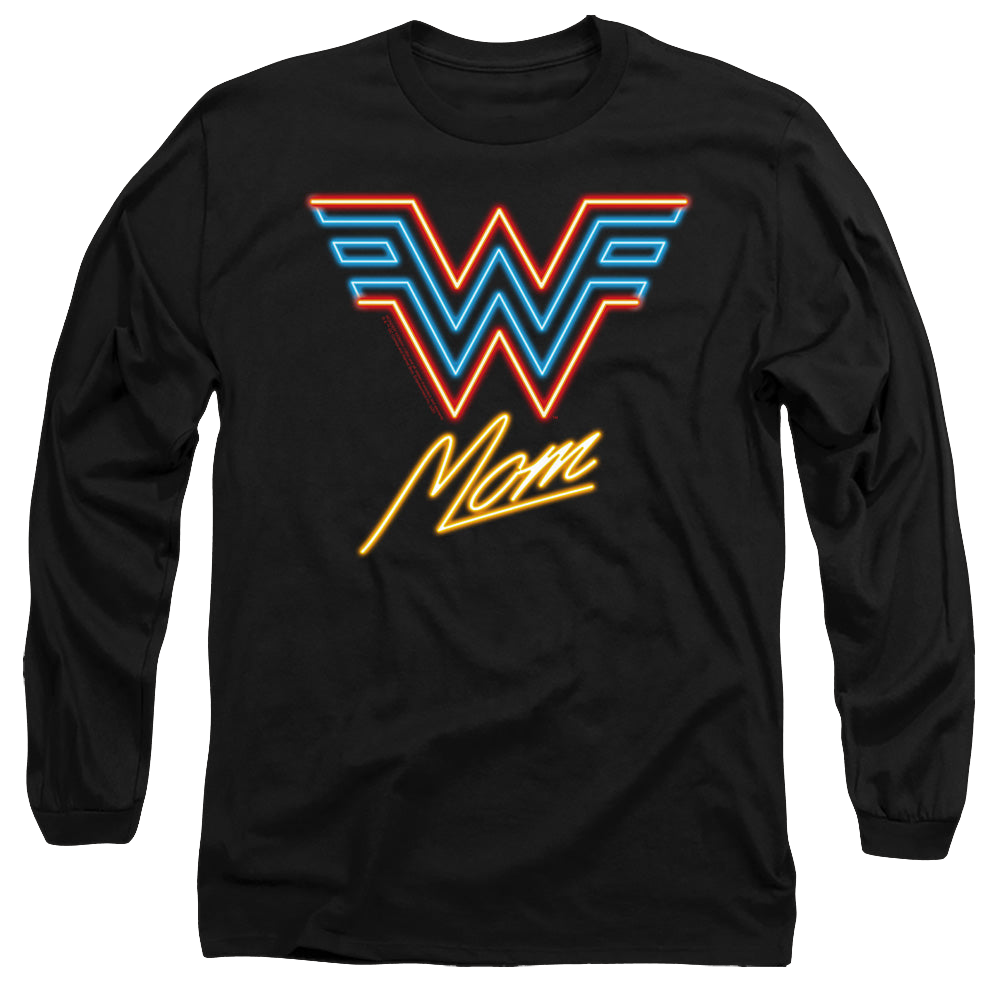 Wonder Woman 1984 Wonder Mom Neon - Men's Long Sleeve T-Shirt Men's Long Sleeve T-Shirt Wonder Woman
