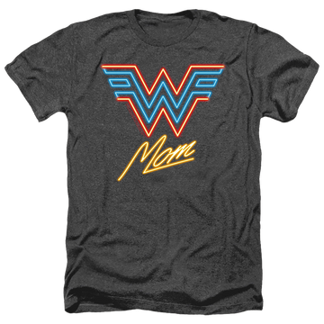 Wonder Woman 1984 Wonder Mom Neon - Men's Heather T-Shirt Men's Heather T-Shirt Wonder Woman
