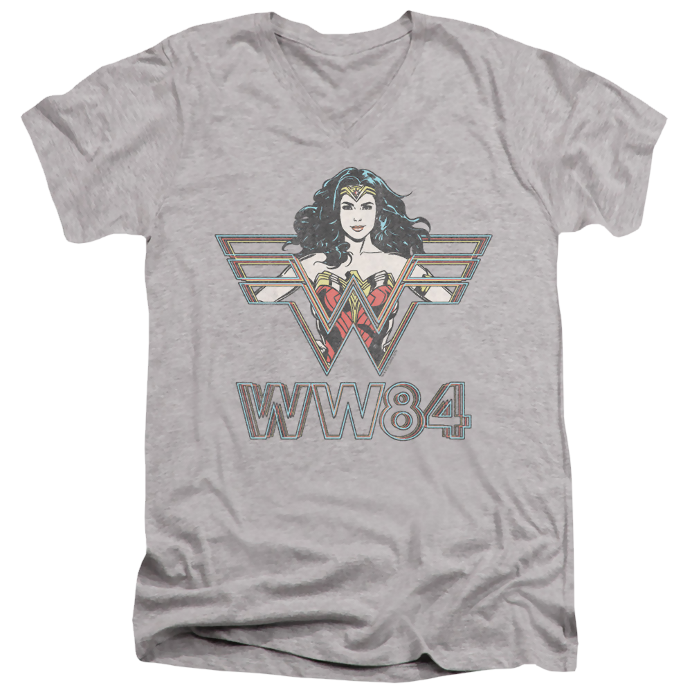 Wonder Woman 1984 In Symbol - Men's V-Neck T-Shirt Men's V-Neck T-Shirt Wonder Woman
