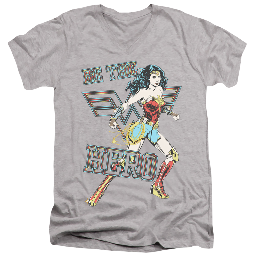 Wonder Woman 1984 Be The Hero - Men's V-Neck T-Shirt Men's V-Neck T-Shirt Wonder Woman