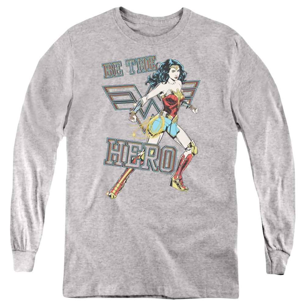 Wonder Woman 1984 Be The Hero - Youth Long Sleeve T-Shirt Youth Long Sleeve T-Shirt Wonder Woman