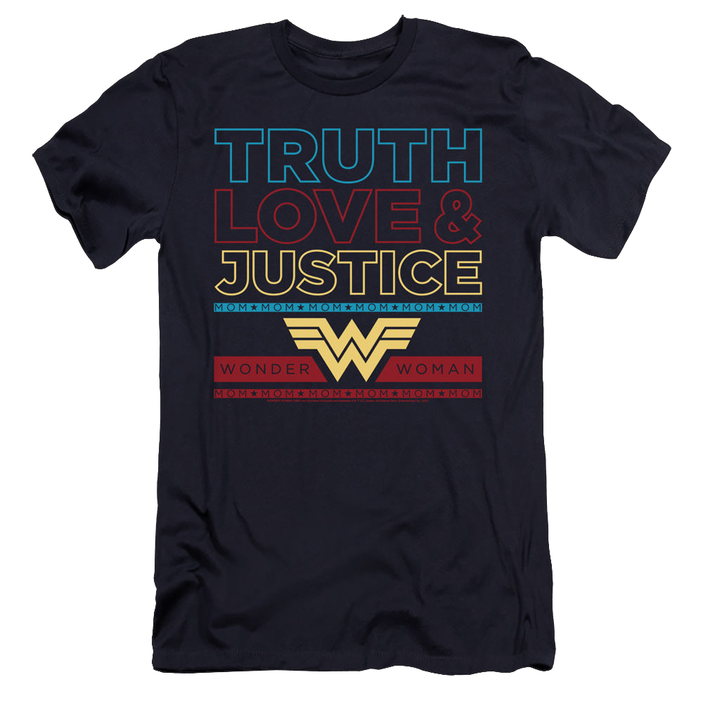 Wonder Woman 1984 Truth Love Justice - Men's Premium Slim Fit T-Shirt Men's Premium Slim Fit T-Shirt Wonder Woman