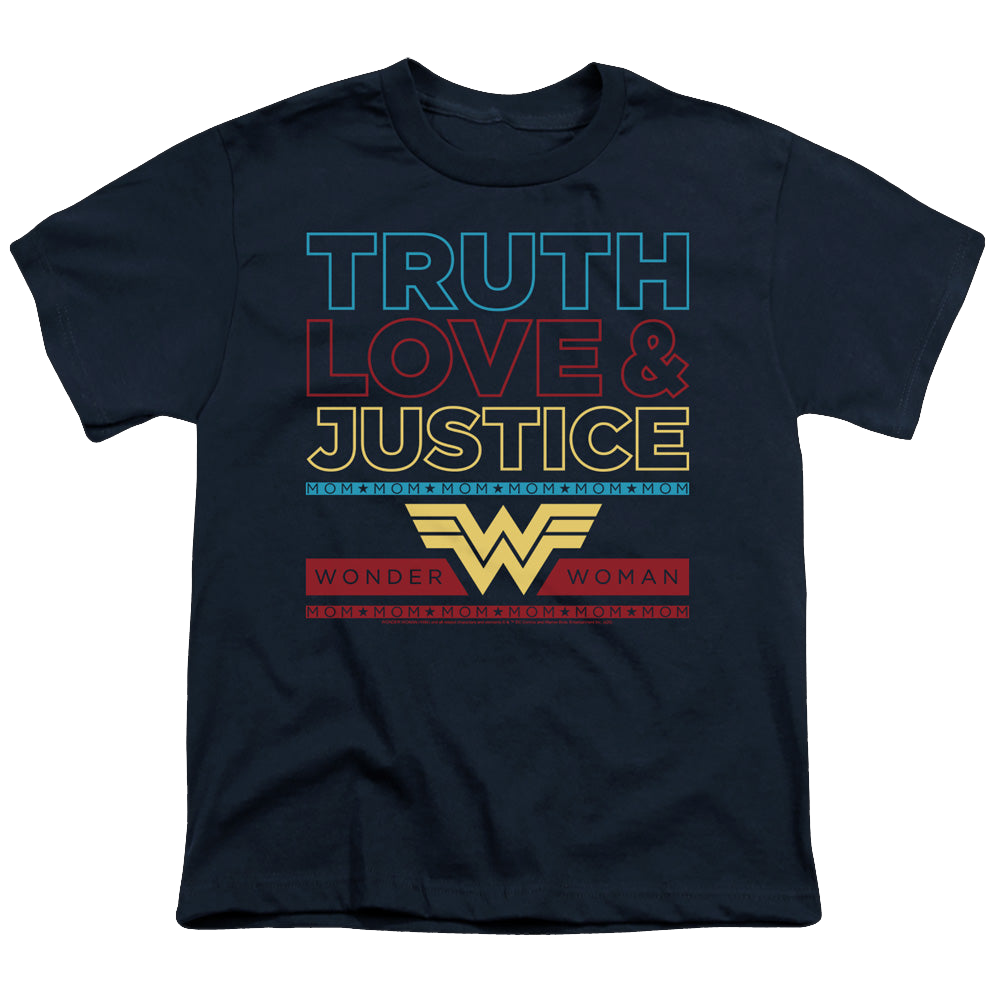 Wonder Woman 1984 Truth Love Justice - Youth T-Shirt Youth T-Shirt (Ages 8-12) Wonder Woman
