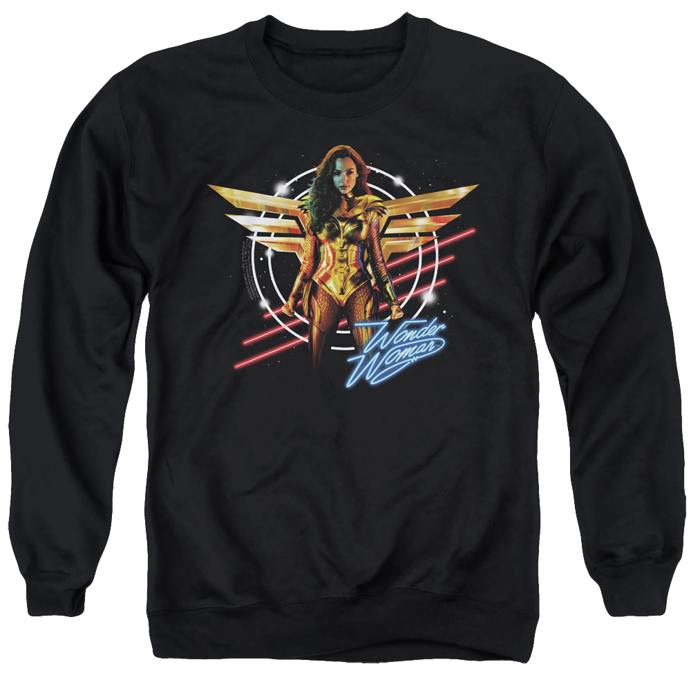 Wonder Woman 1984 Space Poster - Men's Crewneck Sweatshirt Men's Crewneck Sweatshirt Wonder Woman