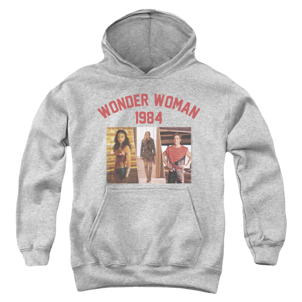 Wonder Woman 1984 Collegiate Montage - Youth Hoodie Youth Hoodie (Ages 8-12) Wonder Woman