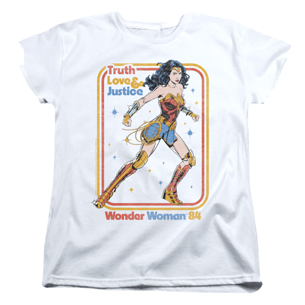 Wonder Woman 1984 Retro Justice 84 - Women's T-Shirt Women's T-Shirt Wonder Woman