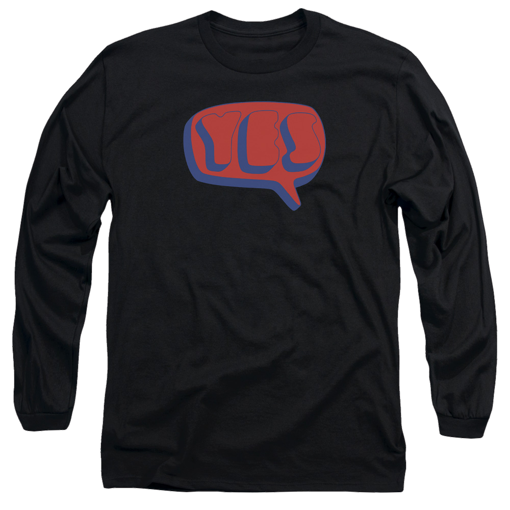 Yes Word Bubble Men's Long Sleeve T-Shirt Men's Long Sleeve T-Shirt Yes