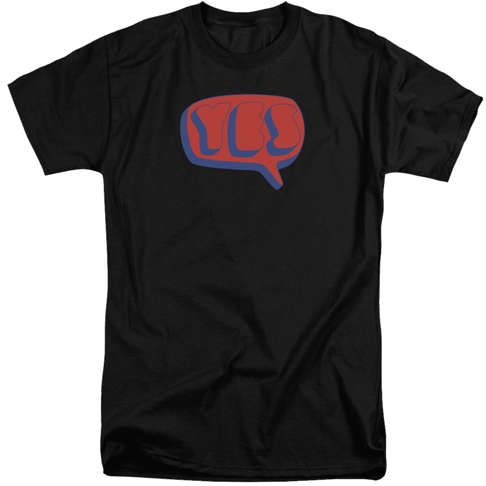 Yes Word Bubble Men's Tall Fit T-Shirt Men's Tall Fit T-Shirt Yes