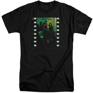Black men's tall fit t-shirt with Yes Album graphic