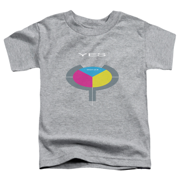 Athletic heather kid's t-shirt for ages 4 to 7 with Yes 90125 graphic