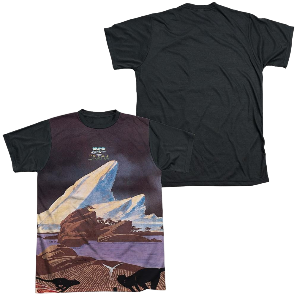 Yes Drama Men's Black Back T-Shirt Men's Black Back T-Shirt Yes