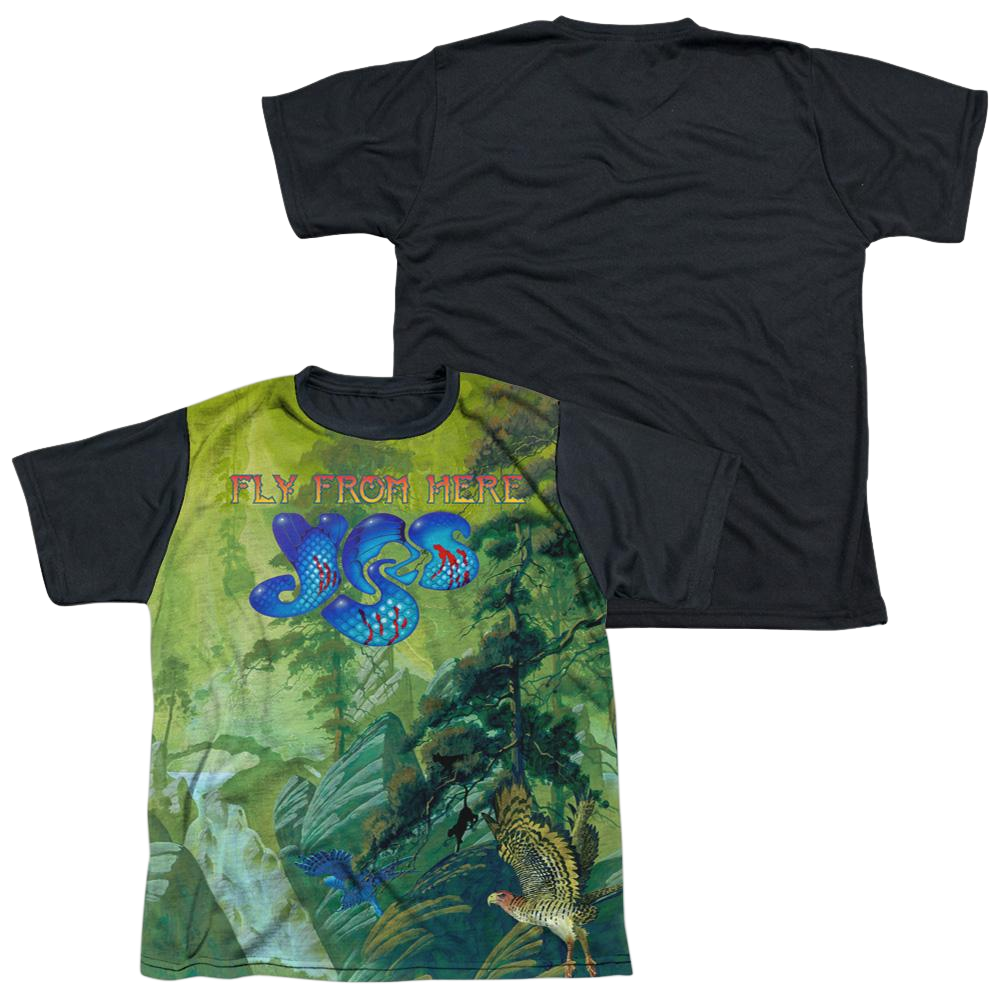 Yes Fly From Here Youth Black Back T-Shirt (Ages 8-12) Youth Black Back T-Shirt (Ages 8-12) Yes