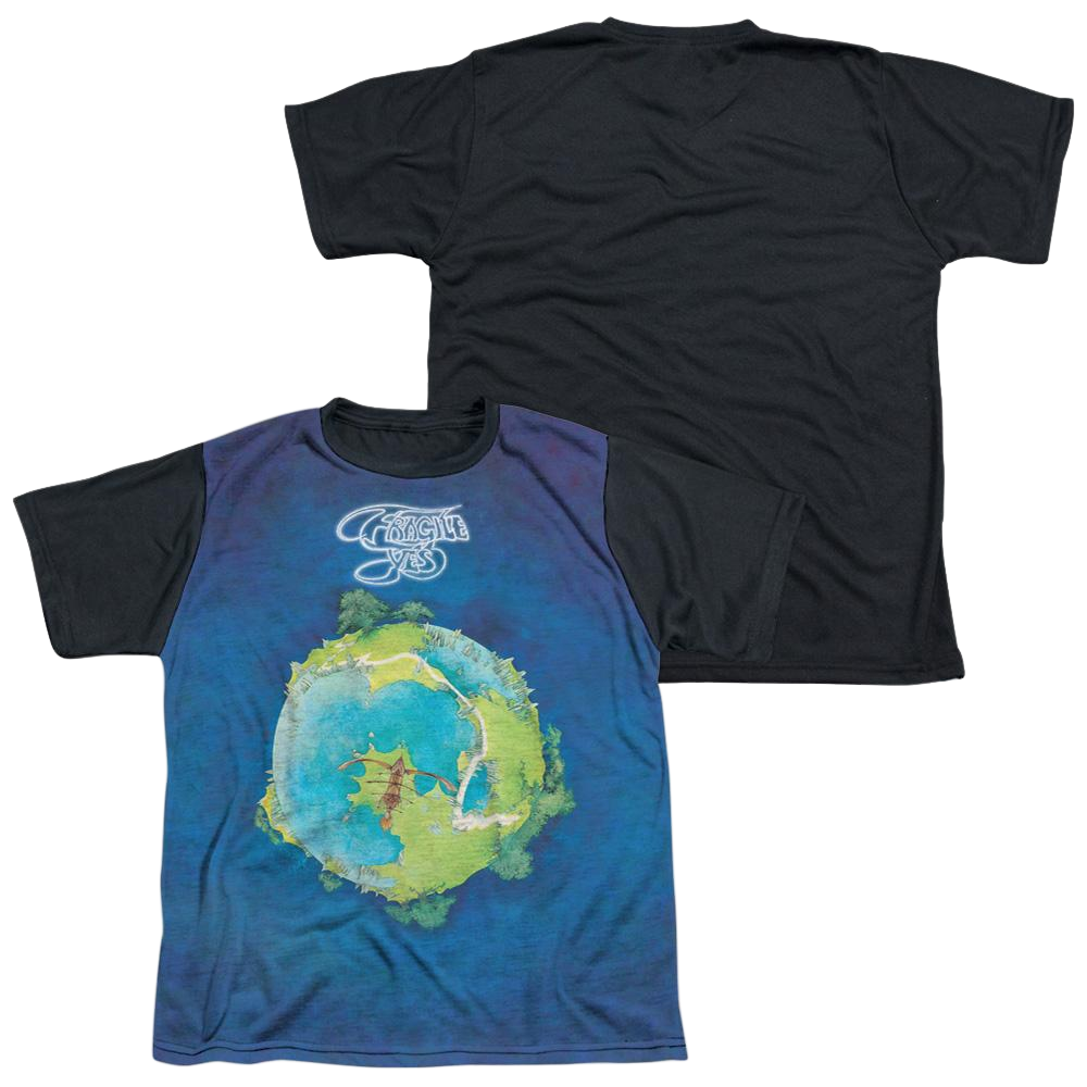 Yes Fragile Youth Black Back T-Shirt (Ages 8-12) Youth Black Back T-Shirt (Ages 8-12) Yes