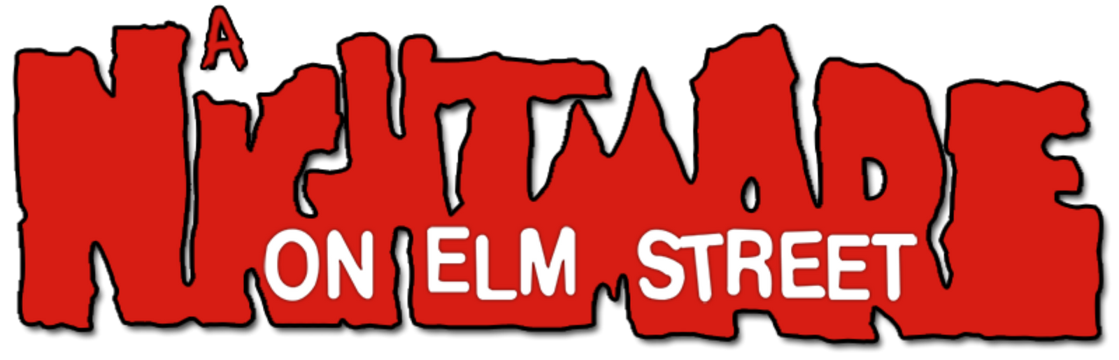 A Nightmare on Elm Street logo.