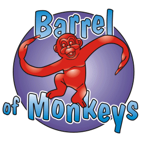 Barrel Of Monkeys logo.