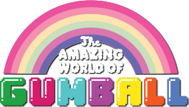The Amazing World Of Gumball logo.