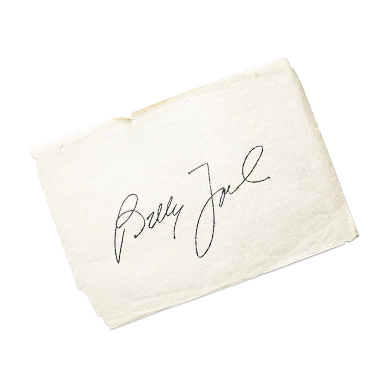 Billy Joel logo.