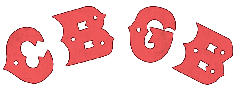 CBGB logo.