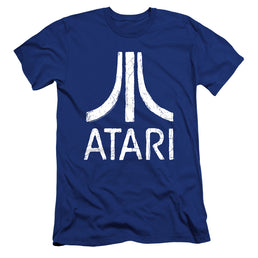 Atari Rough Logo - Men's Premium Slim Fit T-Shirt Men's Premium Slim Fit T-Shirt Atari   