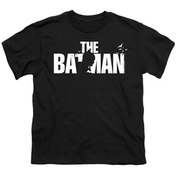 The Batman (2022) Silhouette Title - Youth T-Shirt Youth T-Shirt (Ages 8-12) Batman   