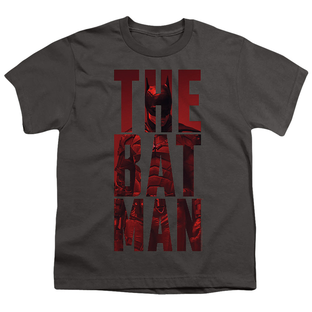 The Batman (2022) Crimson Crusader - Youth T-Shirt Youth T-Shirt (Ages 8-12) Batman   