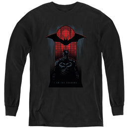 The Batman (2022) I Am The Shadows - Youth Long Sleeve T-Shirt Youth Long Sleeve T-Shirt Batman   