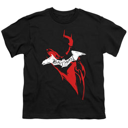 The Batman (2022) Hand Drawn Silhouette - Youth T-Shirt Youth T-Shirt (Ages 8-12) Batman   