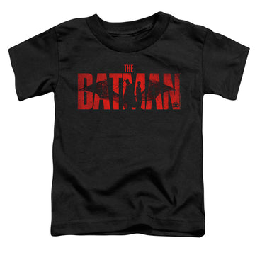 Black toddler t-shirt with The Batman (2022) And Catwoman graphic