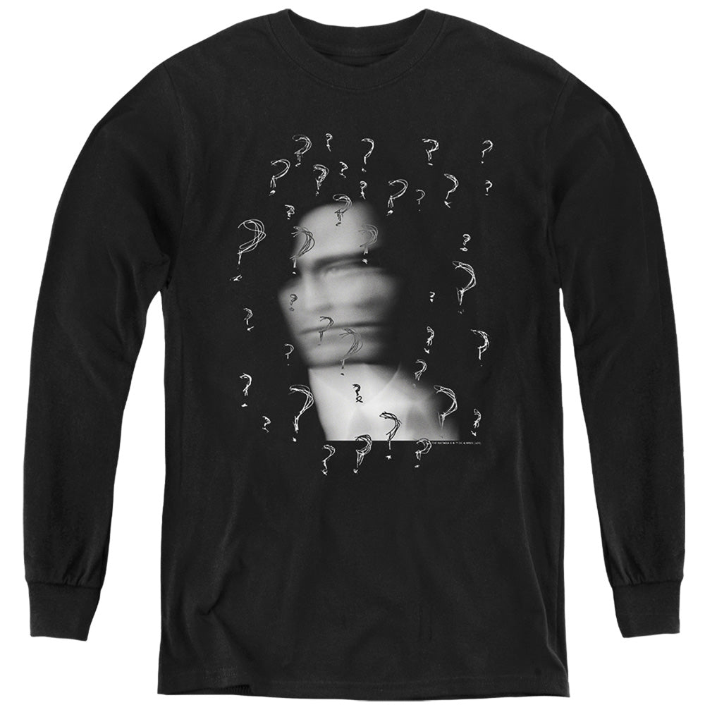 The Batman (2022) The Riddler? - Youth Long Sleeve T-Shirt Youth Long Sleeve T-Shirt Batman   