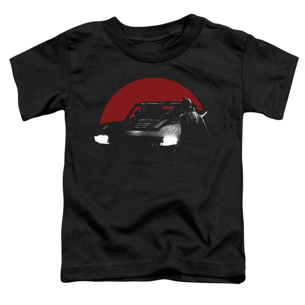 The Batman (2022) Red Moon And Batmobile - Toddler T-Shirt Toddler T-Shirt Batman   