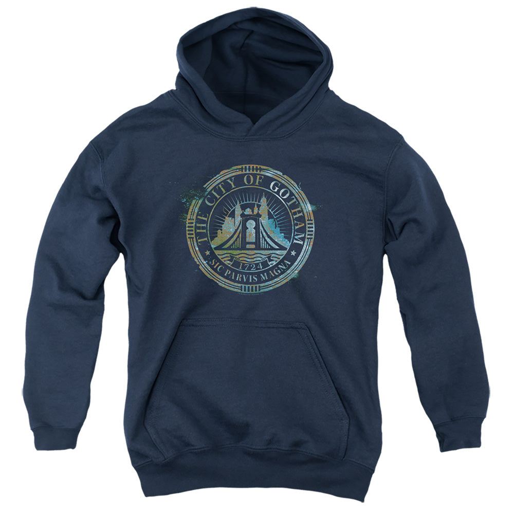 The Batman (2022) City Of Gotham - Youth Hoodie Youth Hoodie (Ages 8-12) Batman   