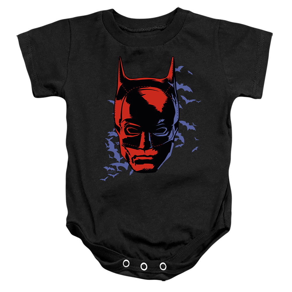 The Batman (2022) Shadowed Headshot - Baby Bodysuit Baby Bodysuit Batman   