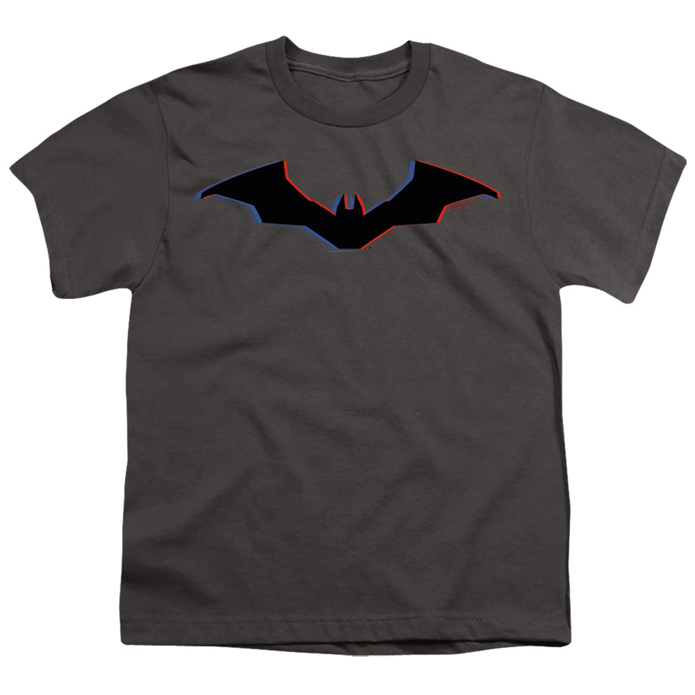 The Batman (2022) Tri-Color Bat Silhouette - Youth T-Shirt Youth T-Shirt (Ages 8-12) Batman   