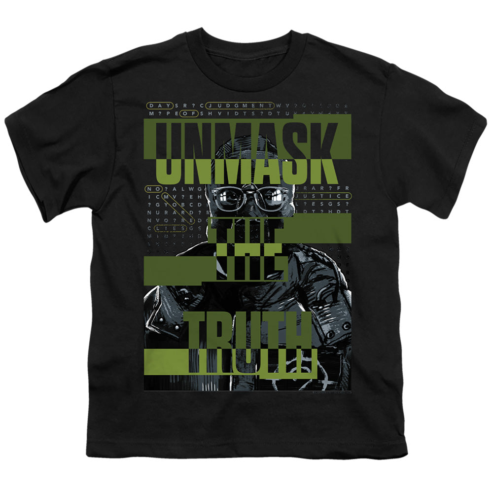 The Batman (2022) Unmask The Truth - Youth T-Shirt Youth T-Shirt (Ages 8-12) Batman   