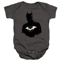 The Batman (2022) Silhouette With Riddler Logo - Baby Bodysuit Baby Bodysuit Batman   